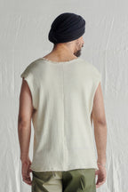 Chikankari Drop tank tee shirt