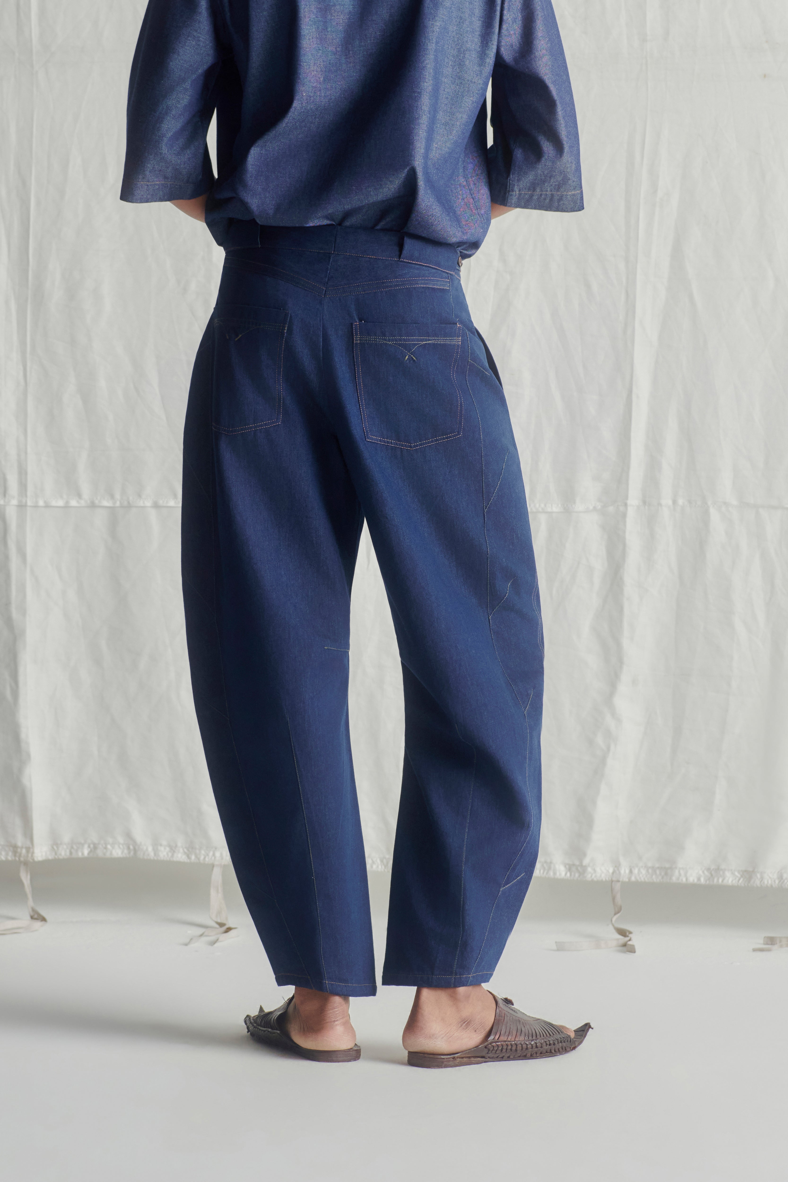 Crooked barrel pants