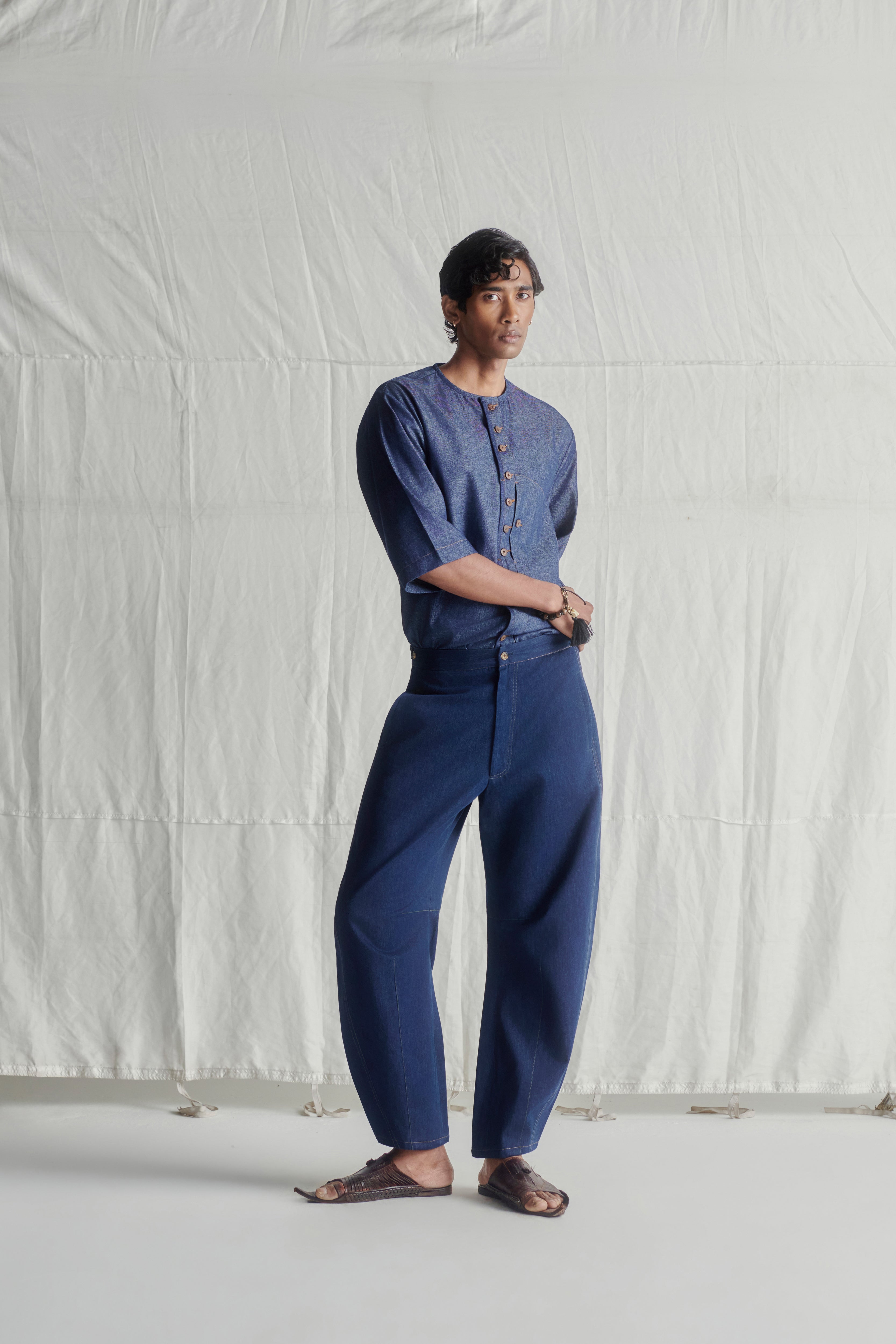 Crooked barrel pants