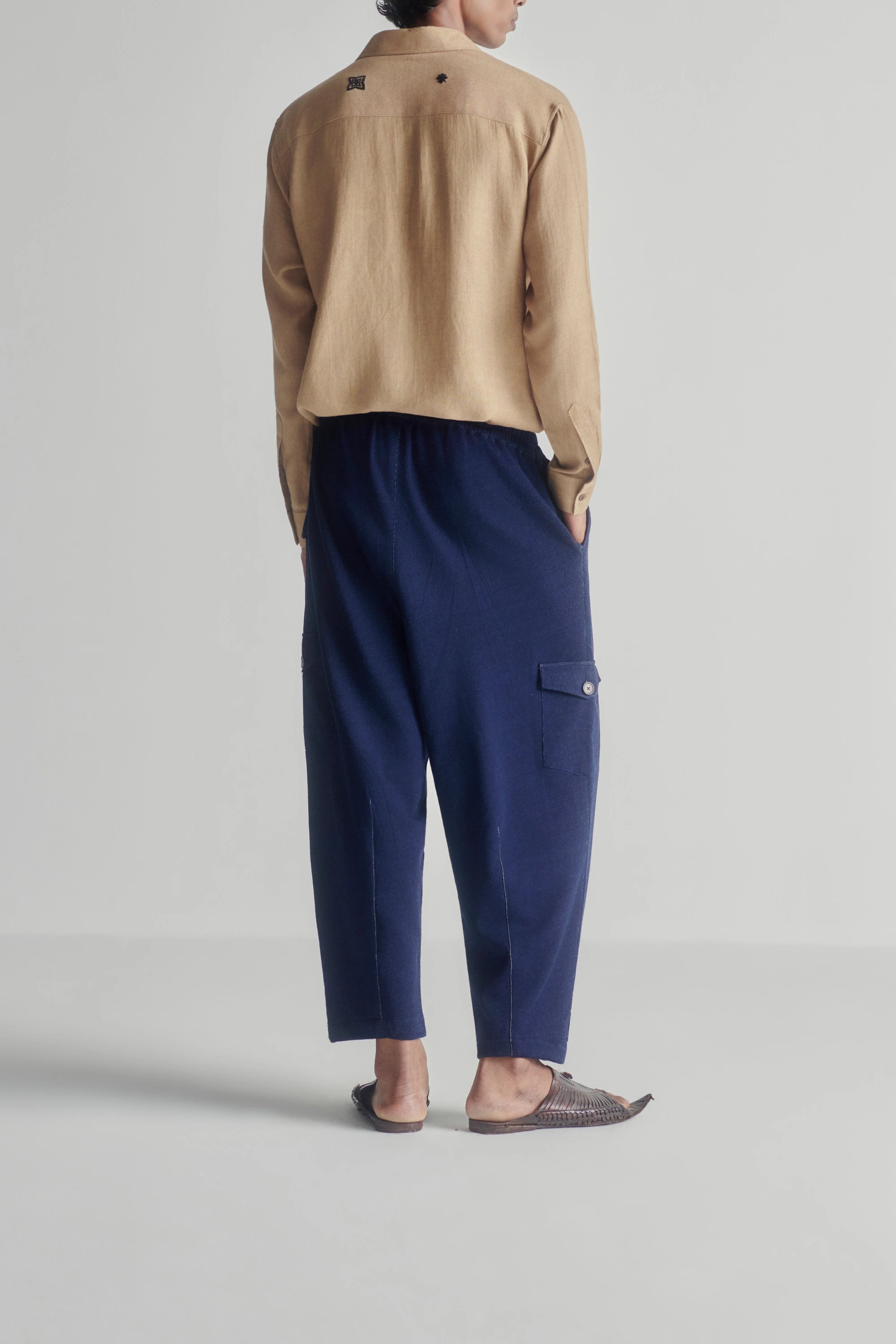 Indigo high pants