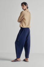 Indigo high pants