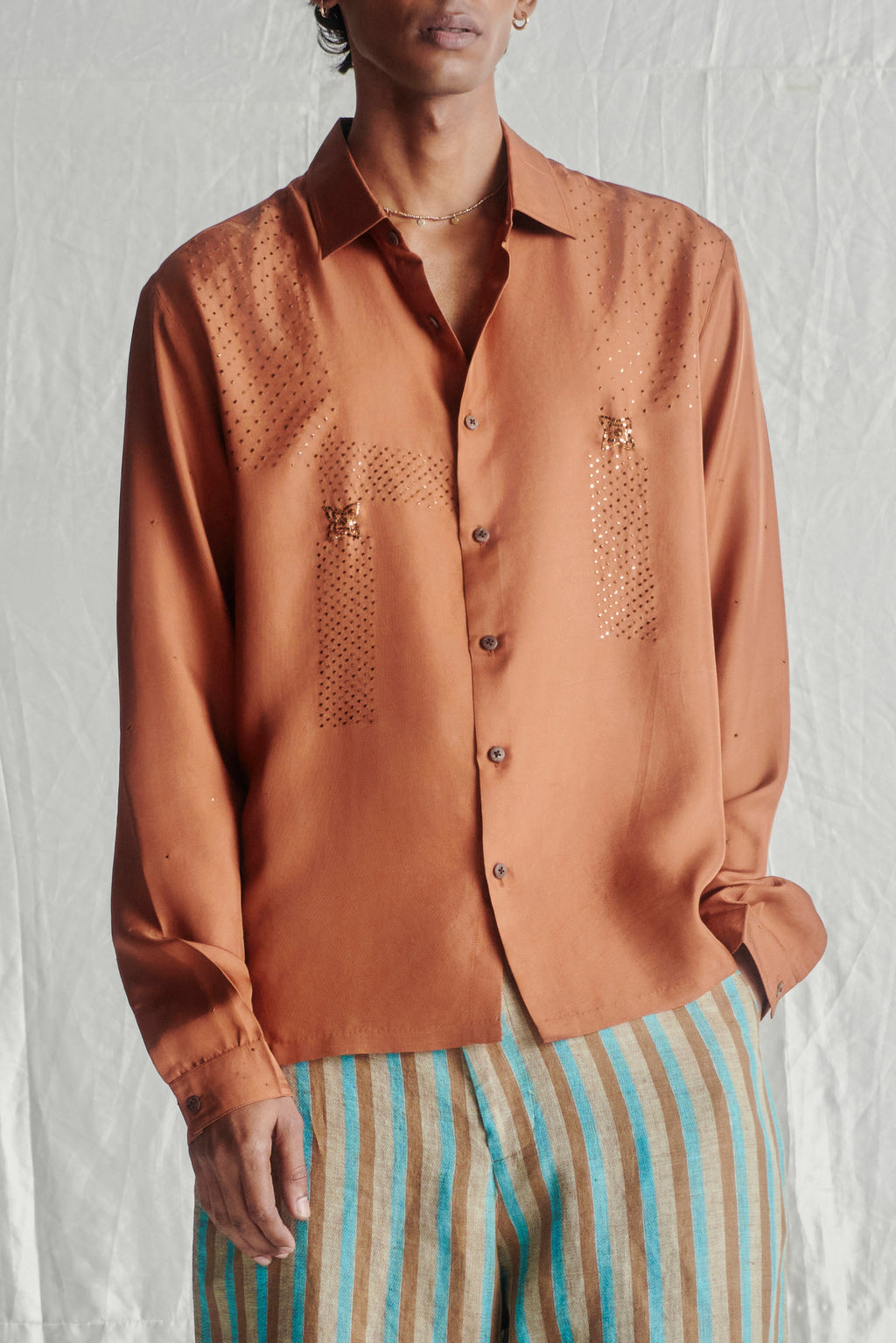 Mukaish shirt