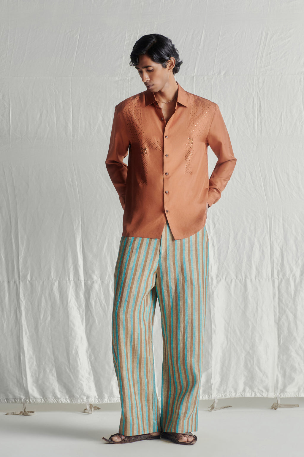 Mukaish shirt